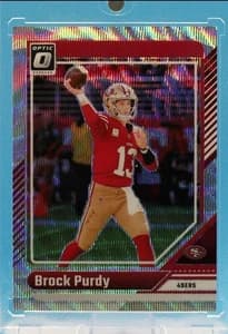 2024 Donruss Optic Brock Purdy Wave Raw — seller's listing photo